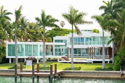 Miami båttur til kjendishjem