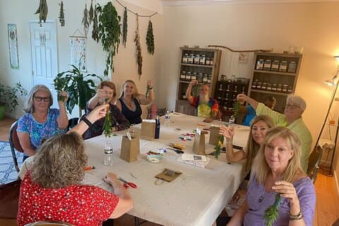 Workshop voor het maken van rookbundels in de buurt van Asheville
