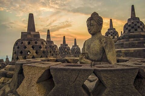 Tempio di Borobudur e Prambanan con opzione guidata