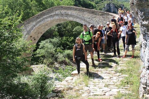 Hiking tour at Stone bridges and traditional villages of Zagori