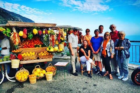 Visite privée de la côte amalfitaine avec un chauffeur local