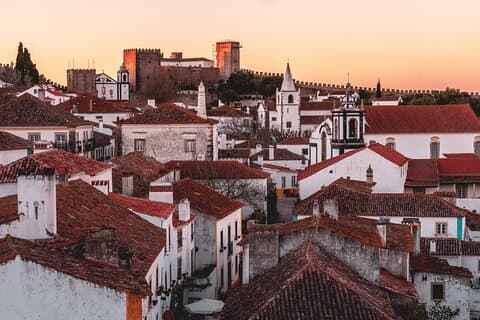 Knights Templar Castle, Nazaré & Óbidos️ Private Day Tour