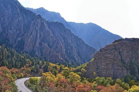 Route panoramique privée d'une demi-journée à travers les meilleurs canyons de Salt Lake