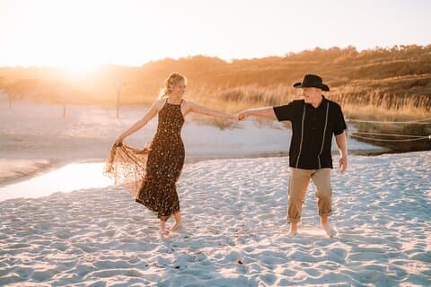 Privat ferieoptagelse med fotograf i Pensacola Beach