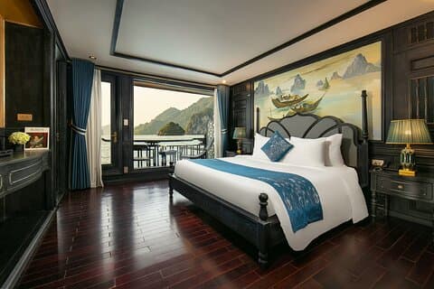 3-daagse Hanoi-Ninh Binh-Halong-Lan Ha-baai 5-sterrencruise en balkon