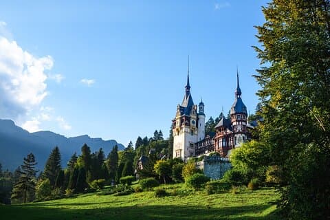 Private Peles & Cantacuzino Castles Wine Tour from Bucharest