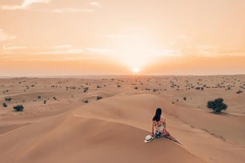 Desert Safari in 4X4 through Lahbab Desert with BBQ Dinner