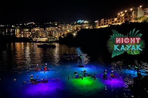 Tour notturno in kayak St. Thomas - Westin Frenchman's Reef