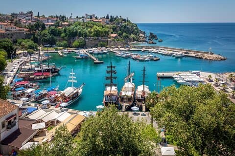 City tour em Antalya: centro histórico, cachoeira Duden, passeio de barco e almoço