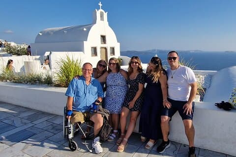 Santorini : Privétour voor rolstoelgebruikers 4 uur