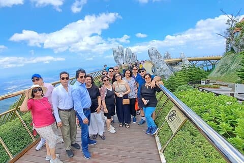 Ba Na Hills et Golden Bridge: visite en petit groupe de Hoian Danang