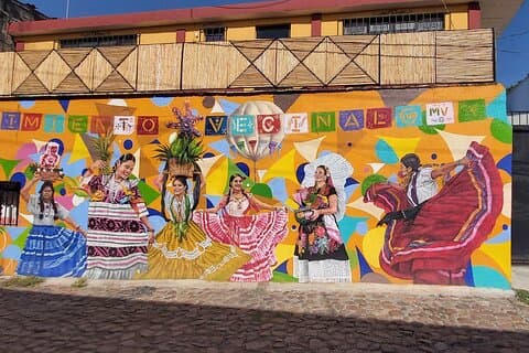 Bytur og kunstvandring i Oaxaca