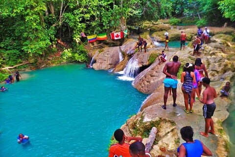 Blue Hole äventyrsflykt från Montego Bay