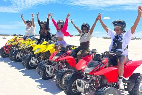 ケープタウンで1時間の少人数クワッドバイクアドベンチャー