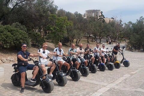 GoPro Adventure Tour i Akropolis-området med E-Scooter