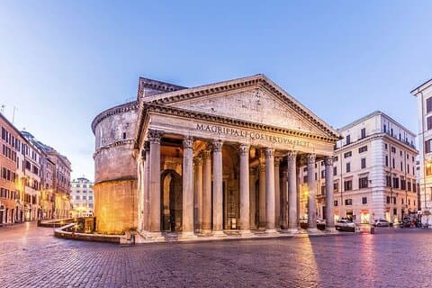 Visite du Panthéon d'une heure : une expérience de voyage dans le temps à Rome + Ebook
