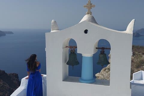 Geheimnisse von Santorini – Private Ganztagestour mit Abendessen