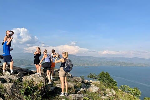 1 dagers sjø Kivu eventyr, naturskjønne vandring og kaffe plantasjon tur