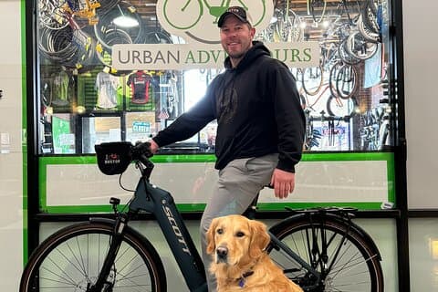 Alquiler de bicicletas Comfort Electric Assist en Boston