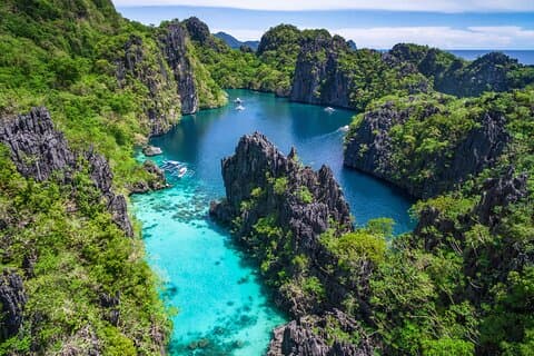 Private Tour zu den Lagunen und Stränden von El Nido mit Kajak ganztägig