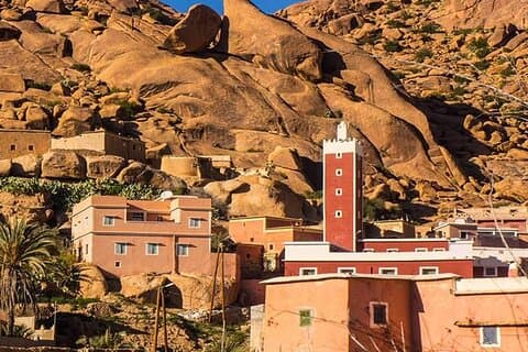 2 Days 1 Night Tour in Tafraoute and Canyon of Ait Mansour