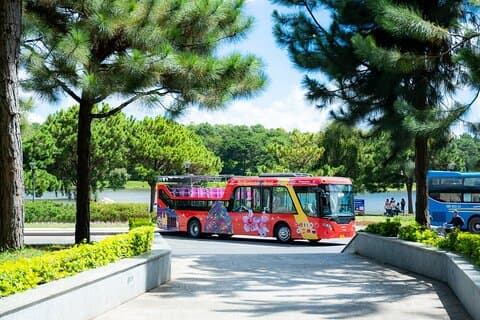 Recorrido en autobús turístico por la ciudad de Da Lat con paradas libres