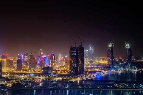 Tour privato della città notturna di Doha
