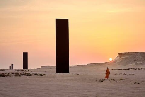 Private Tour West Of Qatar, Mushroom Rocks, Richard Serra