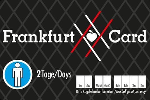 Frankfurt-kort 2 dage