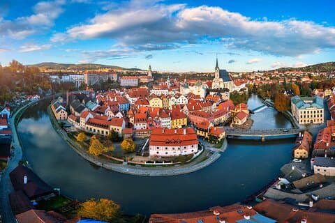 Chauffeur privé de Prague à Vienne avec un arrêt à Cesky Krumlov