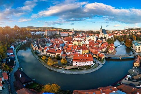 Traslado privado desde Praga a Cesky Krumlov, conductor de habla inglesa