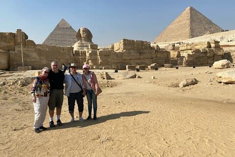 Private Tour zu den Pyramiden und der Sphinx von Gizeh ab dem Hafen und den Hotels von Alexandria
