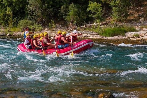 Rafting- und Jeep-Safari-Erlebnis ab Antalya