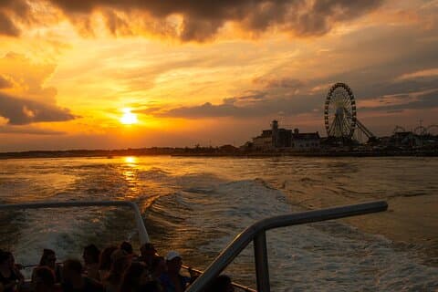 1-Hour Sea Rocket Sunset & OC Harbor Cruise in Ocean City, MD