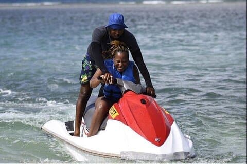 Privat jetski-upplevelse med privat transport från Montego Bay