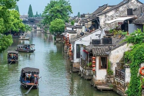 Excursão terrestre em Xangai à cidade aquática de Zhouzhuang No.1