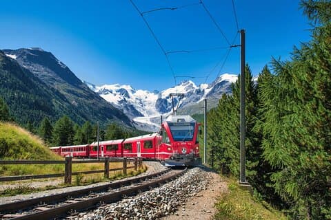 ベルニナの赤い電車体験