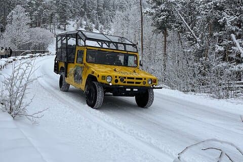 Winter Wonderland Adventure Tour | Slittino (Wildside 4x4 Tours)