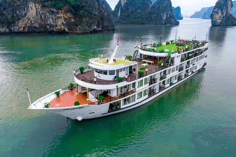 Aquamarine Cruise Luxury Halong Bay 2 dagar 1 natt