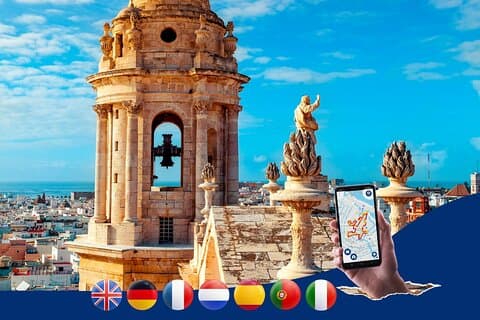 Cadiz: Caminhada pela cidade com audioguia em 7 idiomas no seu telefone