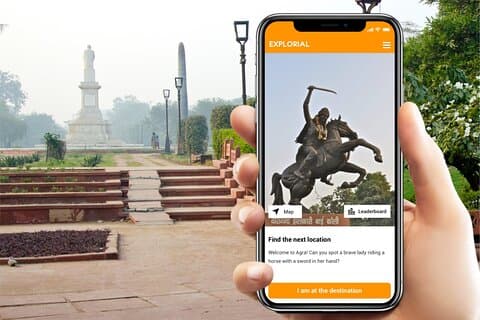 Selbstgeführte Schnitzeljagd und Sehenswürdigkeiten in Agra