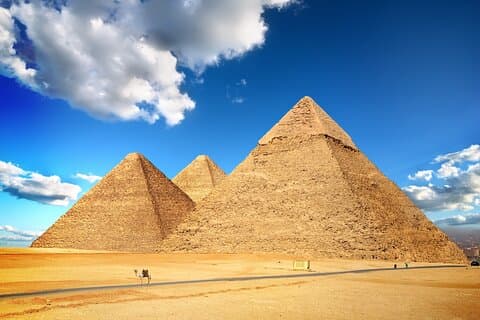 Große Pyramiden von Gizeh, Wächter-Sphinx, Sakkara und Dahshour