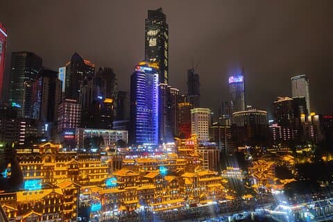 Private Chongqing Night View Tour with Hot Pot or Local Dinner
