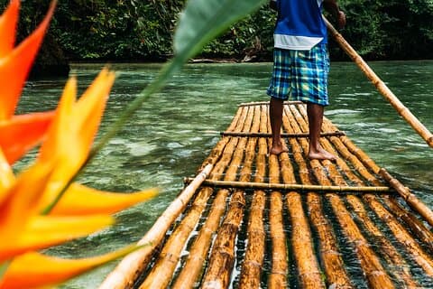 Bamboo Rafting & Limestone Massage Privat rundtur i Montego Bay