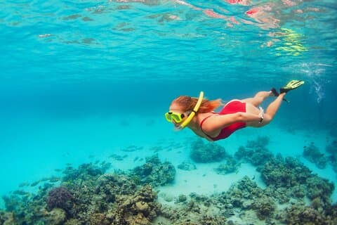 Private Korallen-Schnorcheltour in Punta Cana mit Mittagessen mit Meeresfrüchten