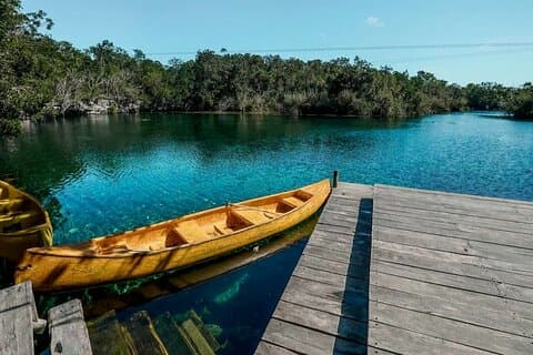 Visite privée Tankah 3 Tyroliennes 3 Cénotes Canoë Snorkel Communauté