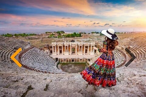 Heldags guidet tur i Pamukkale og Salda Lake