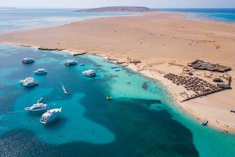 Paradisön Snorkeltur med lunch - Hurghada