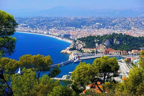 Nice Ville, Villefranche sur Mer et Dégustation de Vins