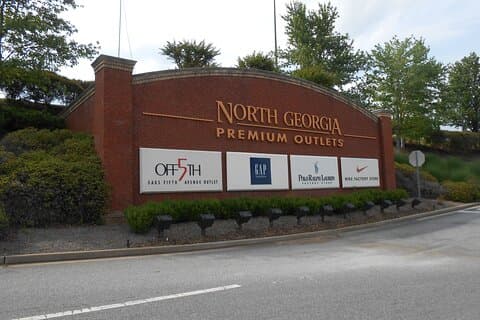 Tour privado de compras desde los hoteles de Atlanta hasta el North Georgia Outlet